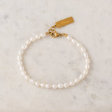 Lover's Tempo -  WATERPROOF Isola Pearl Bracelet - Gold