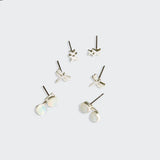 SCW - Stud Trio Ear Jacket Set - Dragonfly/Opalite/Silver