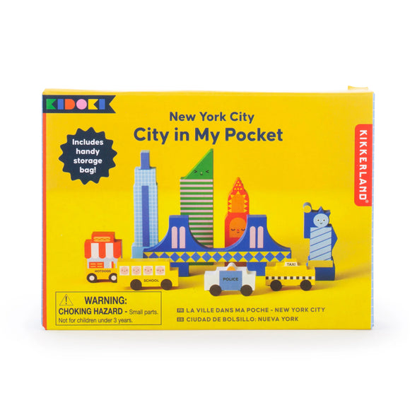 Kikkerland Kidoki NYC City in My Pocket