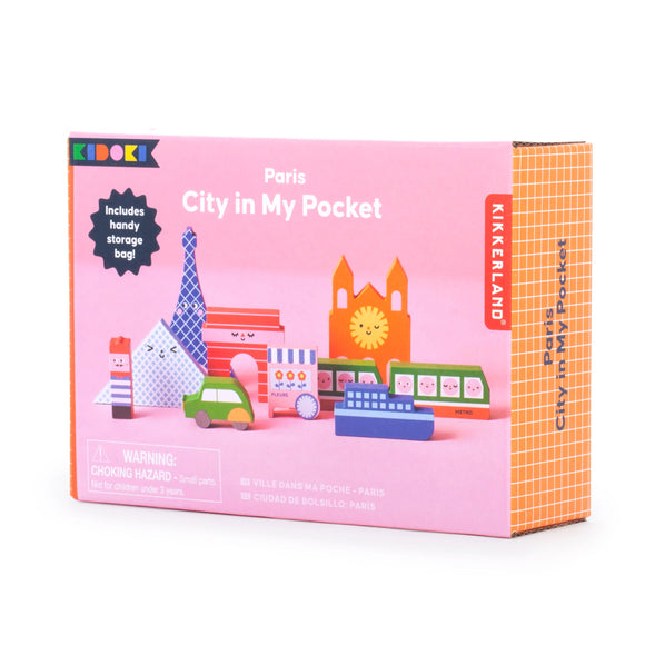 Kikkerland Kidoki Paris City in My Pocket