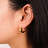 Lover's Tempo - WATERPROOF Kirra Hoop Earrings - Gold