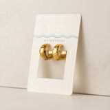 Lover's Tempo - WATERPROOF Kirra Hoop Earrings - Gold