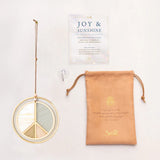 SCW - Stained Glass Light Catcher - Peace Sign