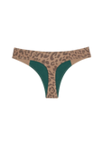 Huha - Low Profile Thong Mineral Undies - Leopard Tan