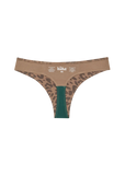 Huha - Low Profile Thong Mineral Undies - Leopard Tan