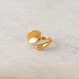 Lover's Tempo - WATERPROOF Lila Ring - Gold Size7