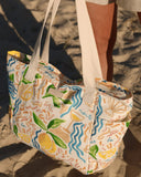 Louenhide - Charlotte Canvas Tote - Lemon Print