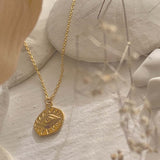 "Sheik" Evil Eye Pendant Necklace in Gold