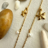Pika & Bear "Sechelt" Sea Charm Necklace in Gold