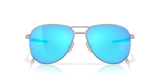 Oakley - Contrail - Satin Chrome/Prizm Sapphire Lenses Men Sunglasses