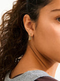 Pilgrim - Phase Oval Hoop Earrings