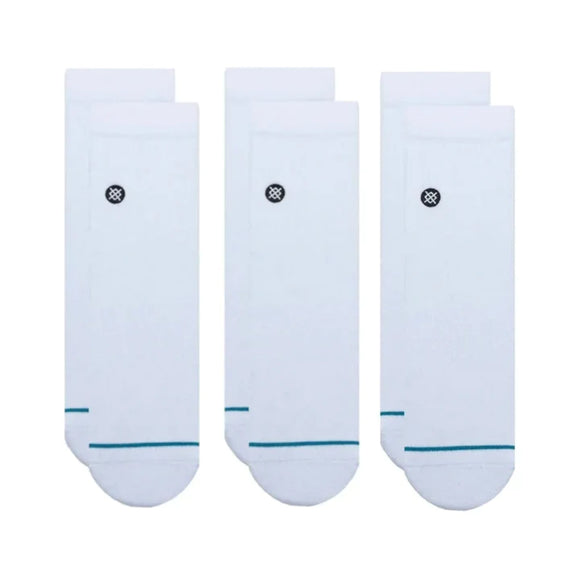 Stance - Icon Quarter Sock 3 Pack - White