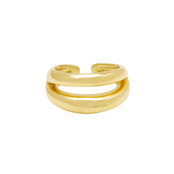 Bambu - Bridgette Wide Ring - Gold