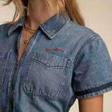 Sendero Provisions Co. - The Dolly Jumpsuit - Medium Indigo