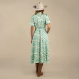 Sendero Provisions Co. - La Dahlia Dress - Mint Foral