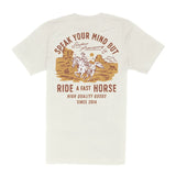 Sendero Provisions Co. - Fast Horse T-Shirt - Vintage White