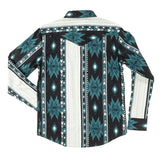 Sendero Provisions Co. - The Wyatt Pearl Snap Long Sleeve Serape Shirt - The Oasis