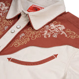 Sendero Provisions Co. - The Cody Western Short Sleeve Shirt - Oat