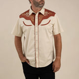 Sendero Provisions Co. - The Cody Western Short Sleeve Shirt - Oat