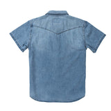 Sendero Provisions Co. - The Wyatt Pearl Snap Short Sleeve Denim Shirt