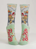 Blue Q - Boss Kitty Women-Crew Socks