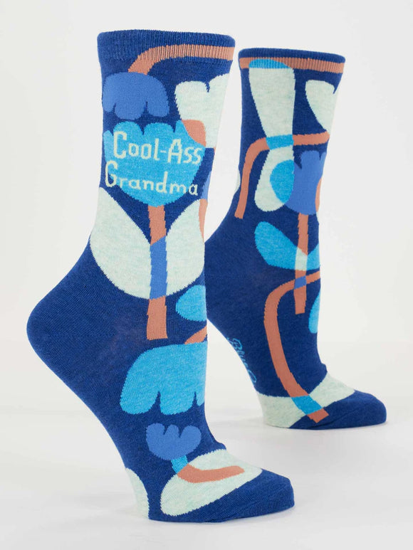 Blue Q - Cool-Ass Grandma Crew Socks