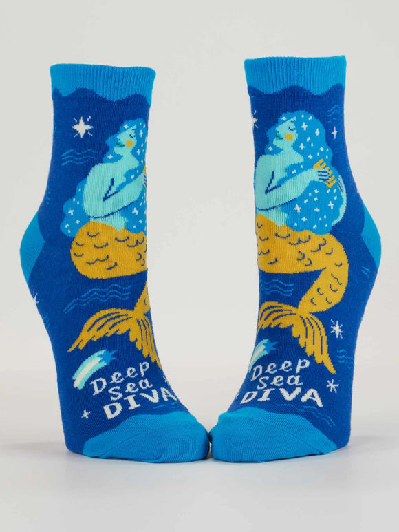 Blue Q - Deep Sea Diva Ankle Socks