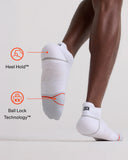 SAXX - Ball Lock Performance Low Show Sock - Black - Large