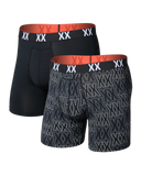 SAXX - Multi-Sport Mesh (2 Pack) 6" - XXcellence/Black