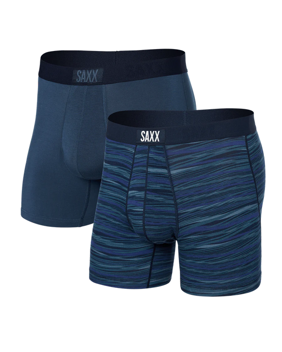 VIBE 2-PACK Super Soft Boxer Brief / Surge Spacedye / Navy