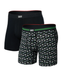 SAXX - Vibe Xtra Soft Comfort (2 Pack) Boxer Brief 6" - Back Nine/Black