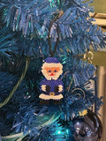 Tribal Roots - Santa Ornament Small