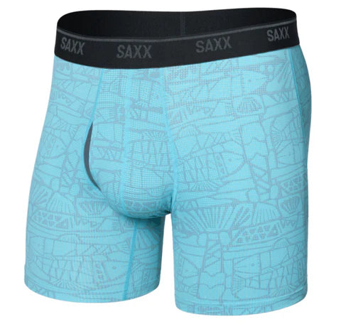 SAXX - Quest Quick-Dry Mesh - Tile Fish Sea Level