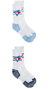 MLB LADIES 2PK ATHLETIC CREW SOCKS