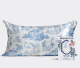 Bridgerton x Kitsch Satin Pillowcase in Garden Toile