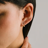 Lover's Tempo - Sol CZ Drop Stud Gold Plated