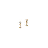 Lover's Tempo - Sol CZ Drop Stud Gold Plated