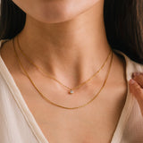 Lover's Tempo -  WATERPROOF Soleil Layered Necklace - Gold