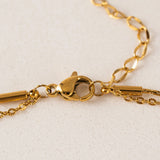 Lover's Tempo -  WATERPROOF Soleil Layered Necklace - Gold