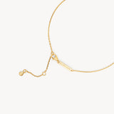 H & B Sparkle Bar Necklace