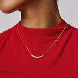 H & B Sparkle Bar Necklace