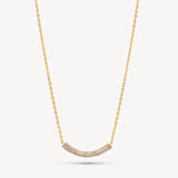 H & B Sparkle Bar Necklace
