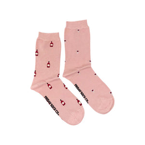 Women's Tiny Red Wine Socks