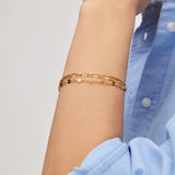 H & B - Triple Chain Bracelet