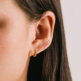 Lover's Tempo - WATERPROOF Tube Hoop Earrings - 10mm