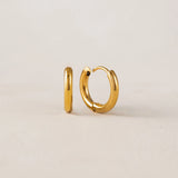 Lover's Tempo - WATERPROOF Tube Hoop Earrings - 15mm