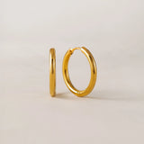 Lover's Tempo - WATERPROOF Tube Hoop Earrings - 20mm