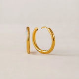 Lover's Tempo - WATERPROOF Tube Hoop Earrings - 20mm