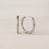Lover's Tempo - WATERPROOF Tube Hoop Earrings - 20mm