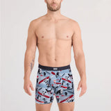 SAXX Vibe Xtra Soft Comfort Boxer Brief 6" - WINTER DOGS OF SAXX-BLUE